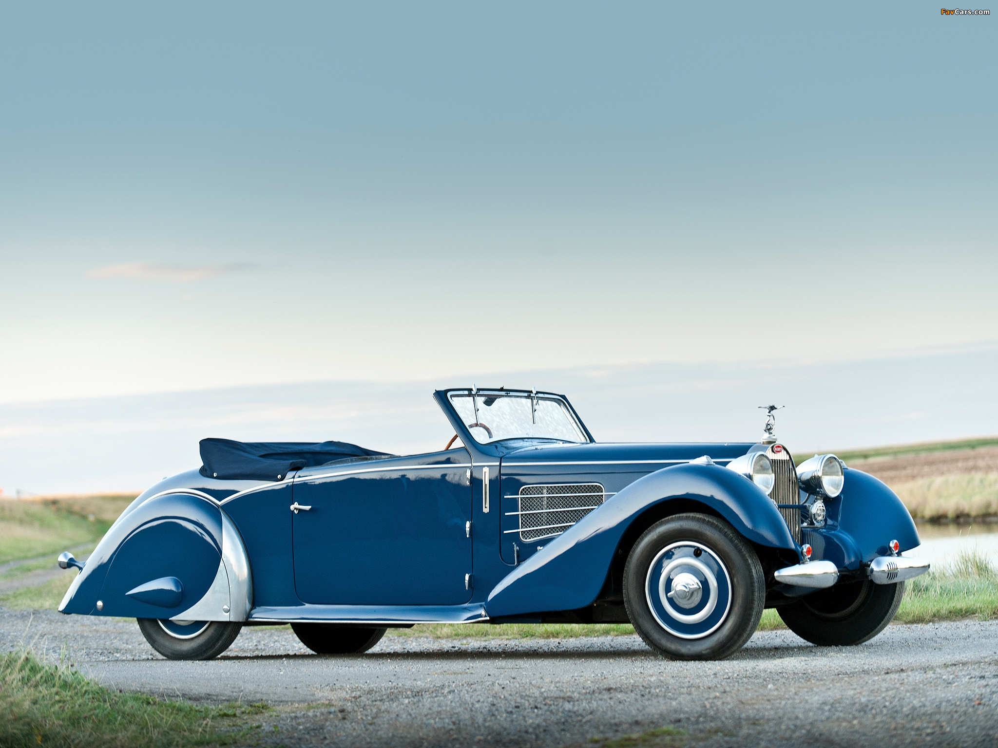 Bugatti Type 57 Stelvio Cabriolet by Gangloff (№57435) 1937 wallpapers (2048 x 1536)