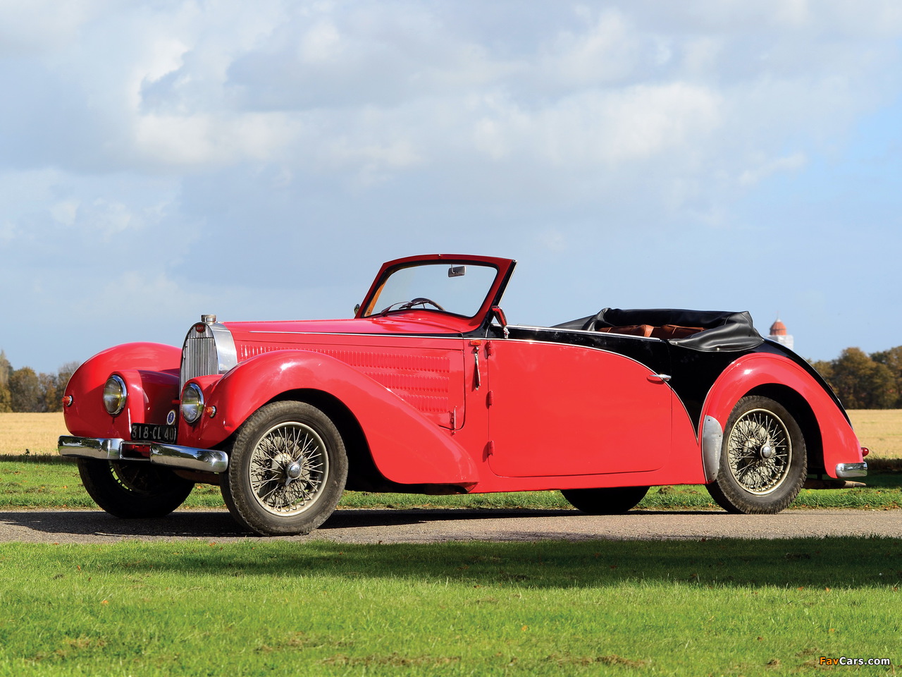 Bugatti Type 57C Stelvio Drophead Coupe by Gangloff (№57716) 1938 photos (1280 x 960)