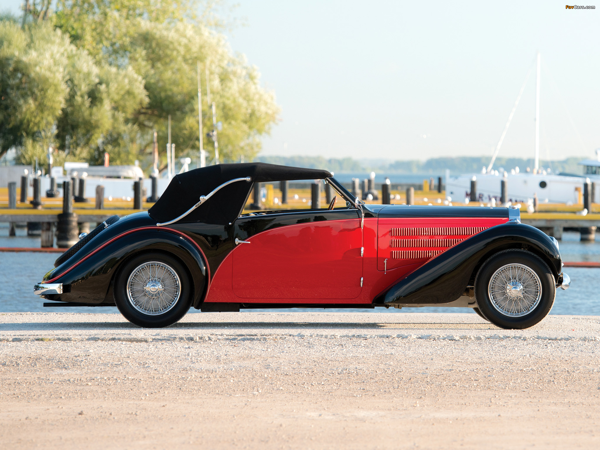 Bugatti Type 57 Stelvio Cabriolet by Gangloff (№57569) 1938 pictures (2048 x 1536)