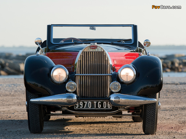 Bugatti Type 57 Stelvio Cabriolet by Gangloff (№57569) 1938 wallpapers (640 x 480)