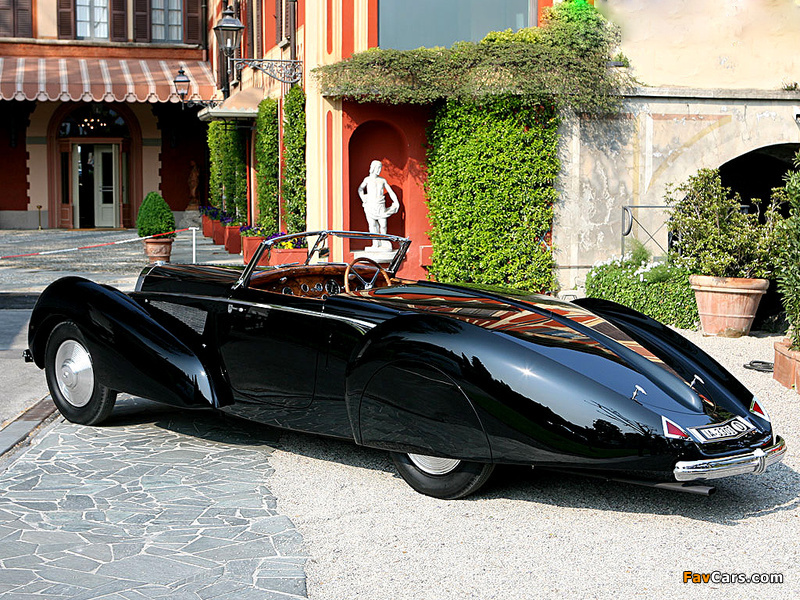 Bugatti Type 57C Voll & Ruhrbeck Cabriolet 1937–40 wallpapers (800 x 600)