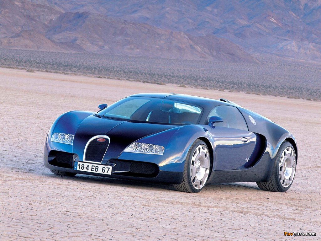 Bugatti EB 18.4 Veyron Concept 1999 wallpapers (1024 x 768)