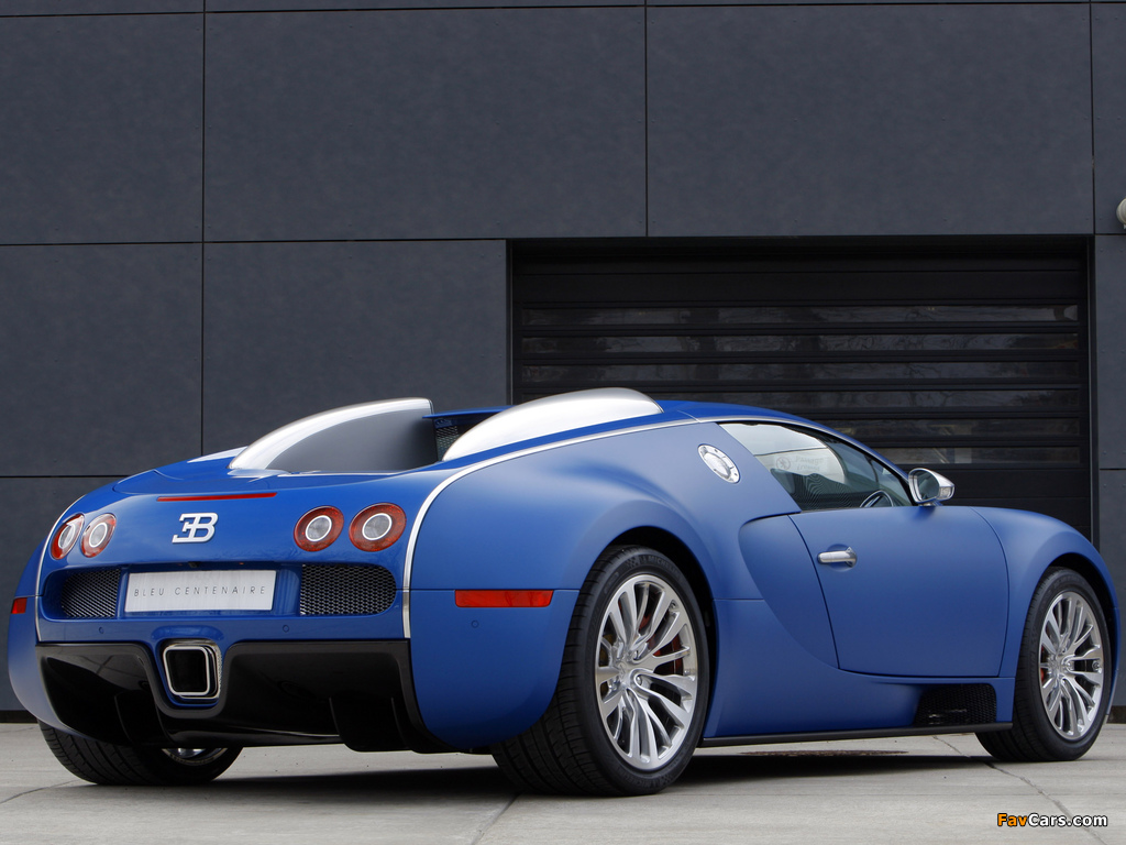 Bugatti Veyron Bleu Centenaire 2009 images (1024 x 768)