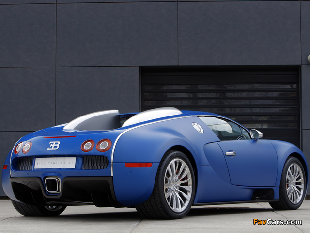 Bugatti Veyron Bleu Centenaire 2009 images (640 x 480)