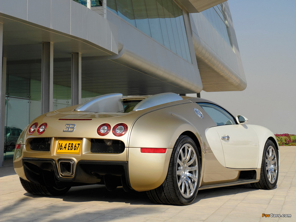 Bugatti Veyron Gold Edition 2009 wallpapers (1024 x 768)