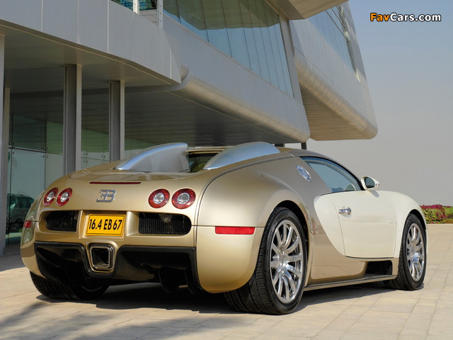 Bugatti Veyron Gold Edition 2009 wallpapers (640 x 480)