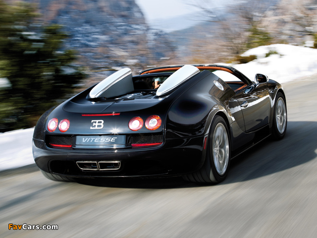 Bugatti Veyron Grand Sport Roadster Vitesse US-spec 2012 pictures (640 x 480)