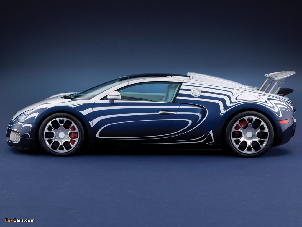 Bugatti Veyron Grand Sport Roadster LOr Blanc 2011 wallpapers (1024 x 768)