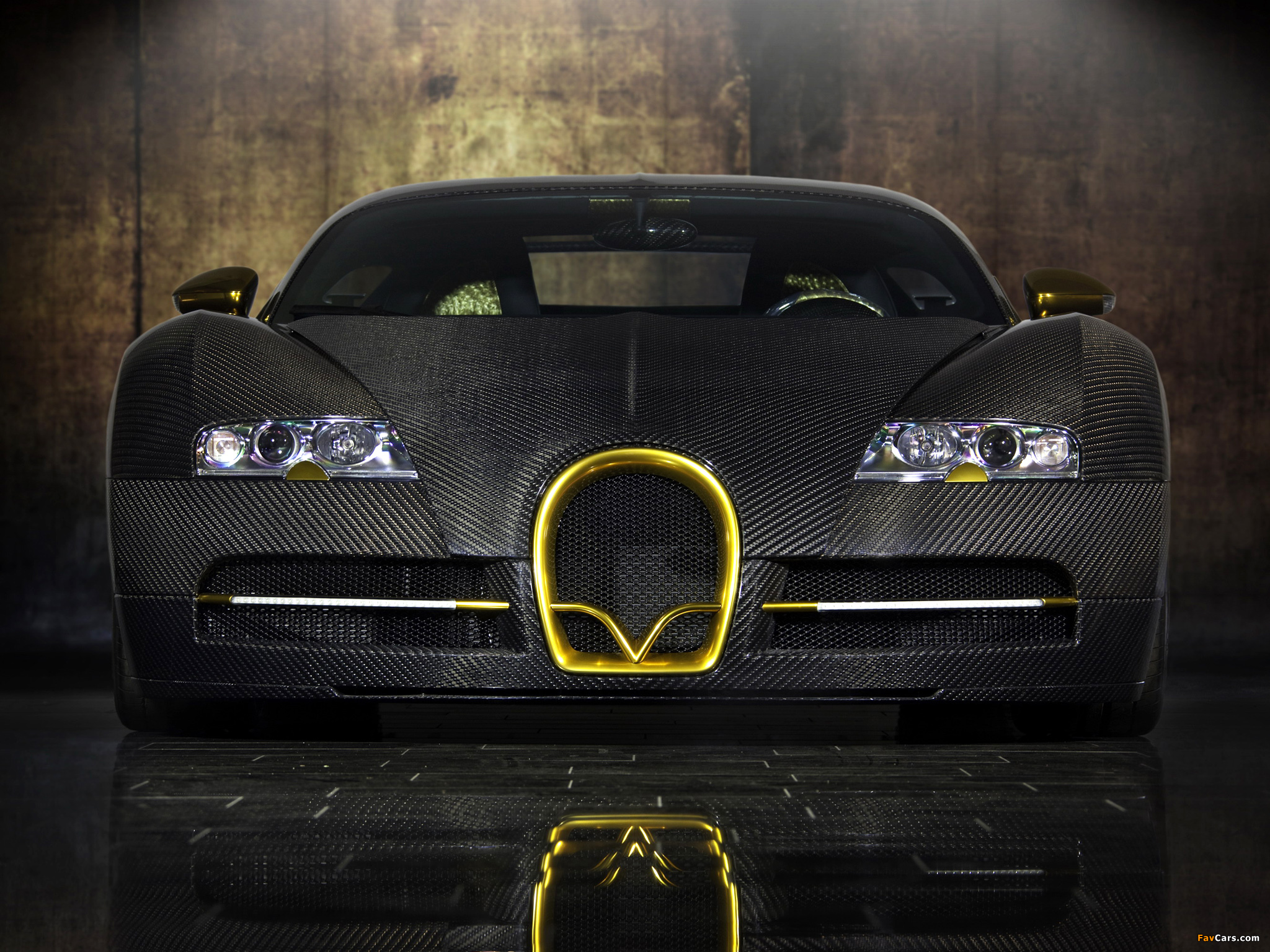 Mansory Bugatti Veyron Linea Vincero DOro 2010 wallpapers (2048 x 1536)