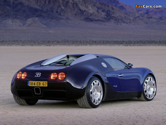 Bugatti EB 18.4 Veyron Concept 1999 wallpapers (640 x 480)