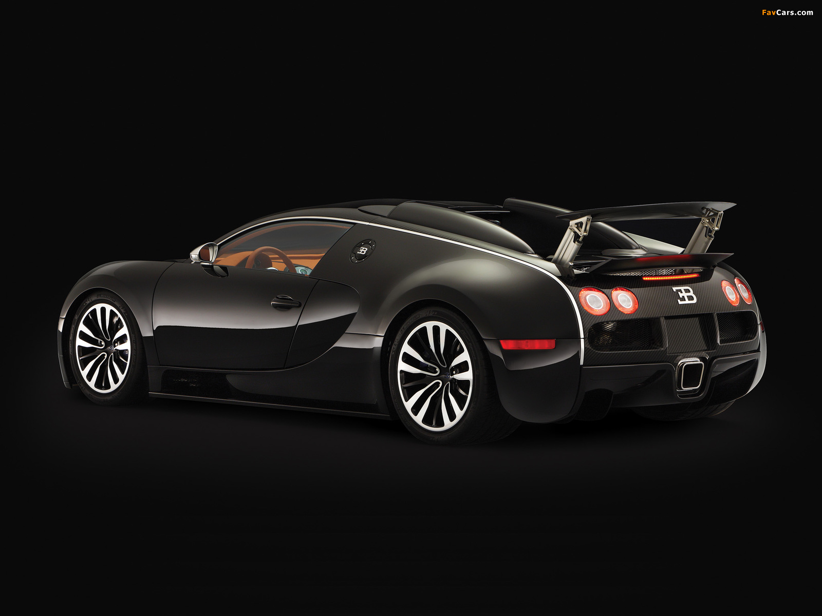 Bugatti Veyron Sang Noir 2008 wallpapers (1600 x 1200)