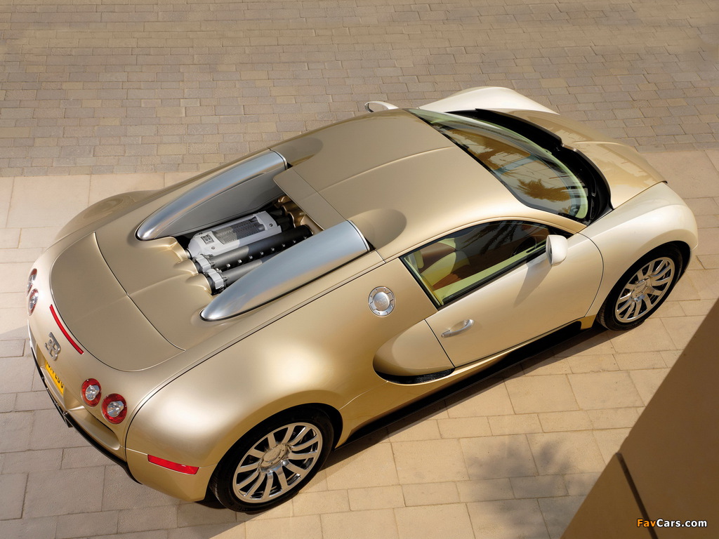Bugatti Veyron Gold Edition 2009 wallpapers (1024 x 768)