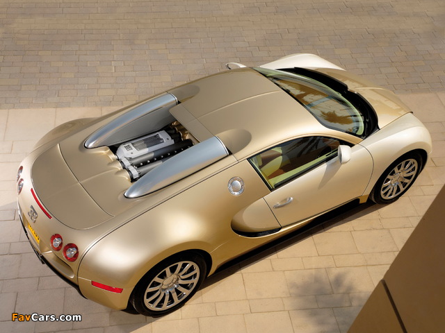 Bugatti Veyron Gold Edition 2009 wallpapers (640 x 480)