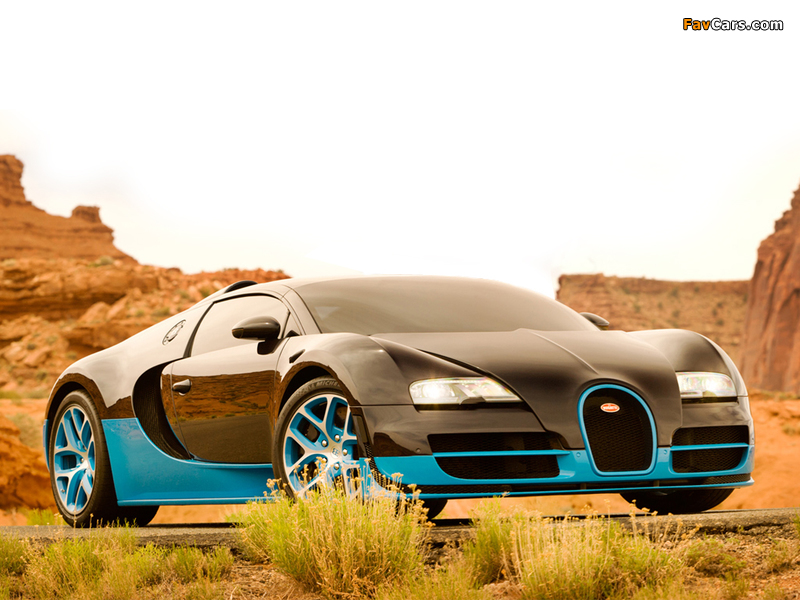Bugatti Veyron Grand Sport Vitesse Drift 2014 wallpapers (800 x 600)