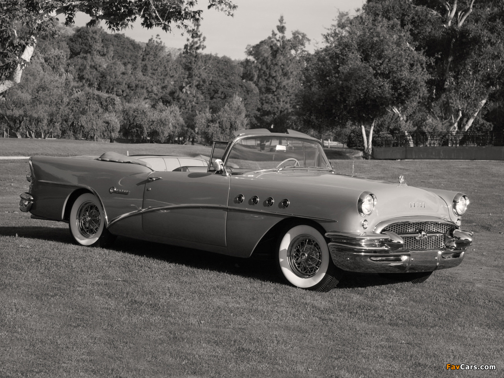 Buick Century Convertible (66C) 1955 pictures (1024 x 768)