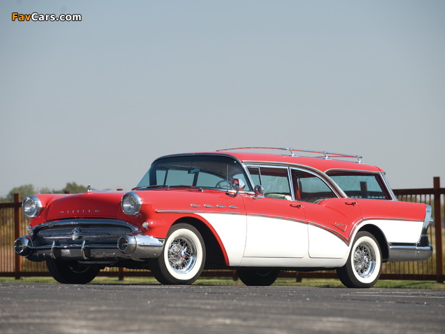 Buick Century Caballero Estate Wagon (69-4682) 1957 photos (640 x 480)