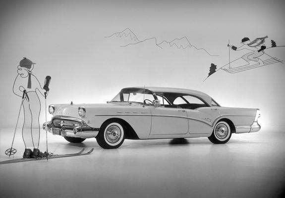 Buick Century 4-door Riviera Hardtop (63-4639) 1957 wallpapers