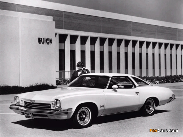 Buick Century Colonnade Hardtop Coupe (4AD37) 1973 pictures (640 x 480)