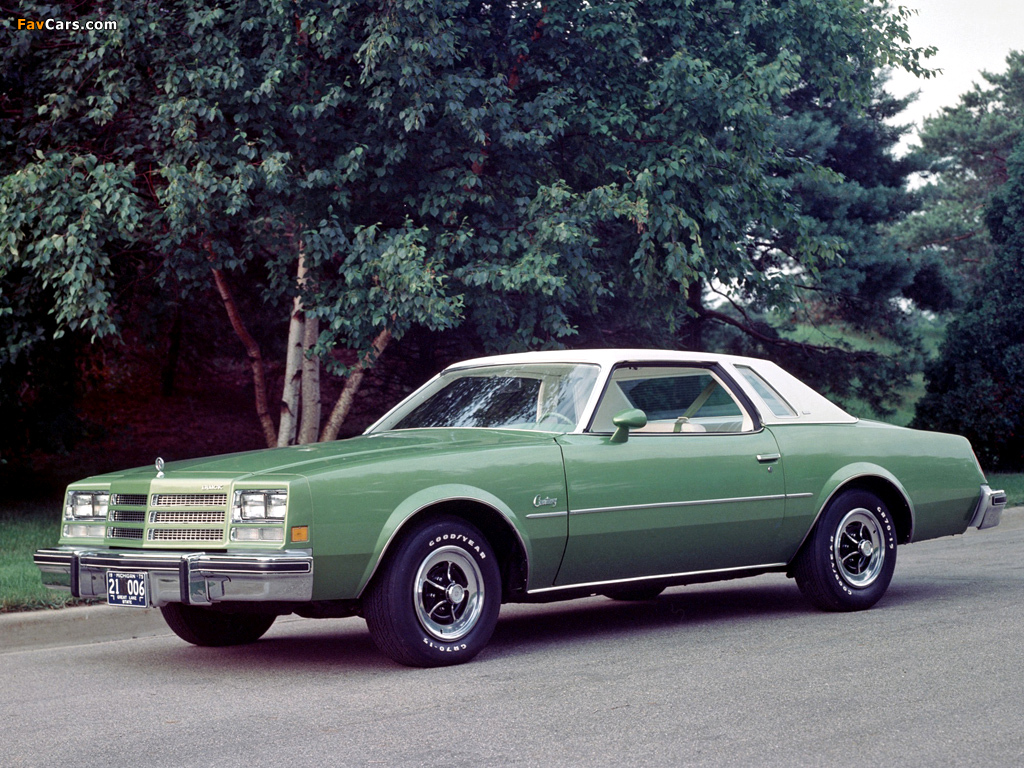 Buick Century Custom Coupe 1976–77 pictures (1024 x 768)