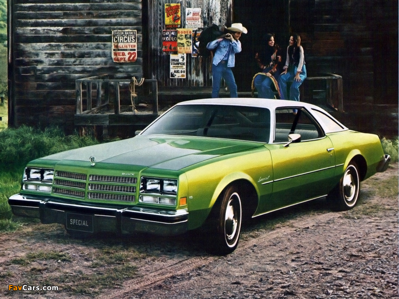 Buick Century Special Colonnade Hardtop Coupe 1976 wallpapers (800 x 600)