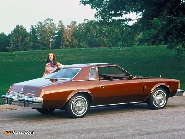 Buick Century Custom Coupe 1976–77 wallpapers (640 x 480)