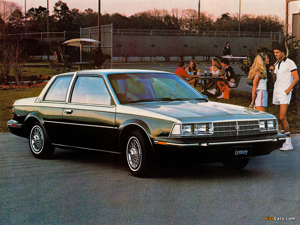 Buick Century Custom Coupe 1982 pictures (1024 x 768)