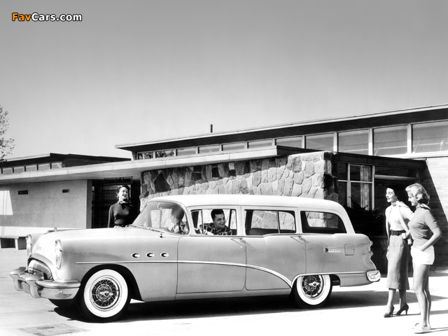Photos of Buick Century Estate Wagon (69-4681) 1954 (640 x 480)
