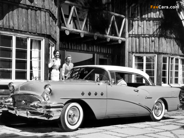 Pictures of Buick Century 2-door Riviera Hardtop (66R-4637) 1955 (640 x 480)