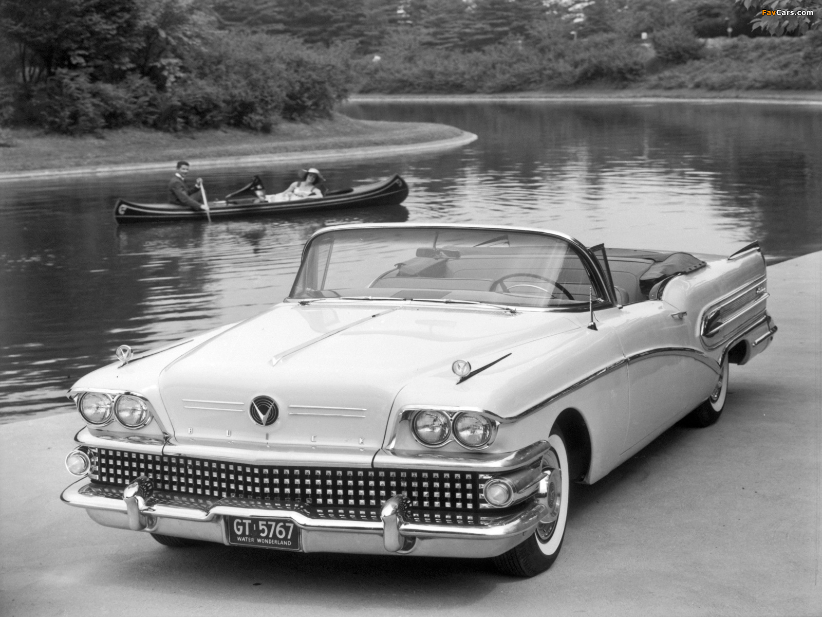 Pictures of Buick Century Convertible (66C-4667X) 1958 (1600 x 1200)