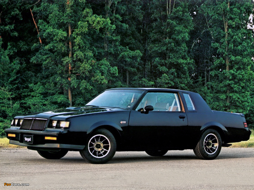 Buick Regal Grand National 1984–87 wallpapers (1024 x 768)