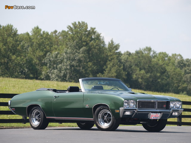 Buick GS Stage 1 Convertible 1970 images (640 x 480)