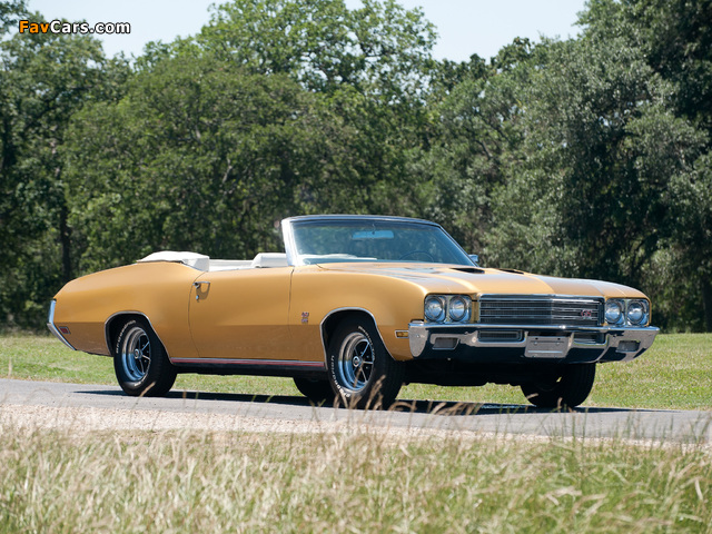 Buick GS 455 Convertible (43467) 1971 wallpapers (640 x 480)