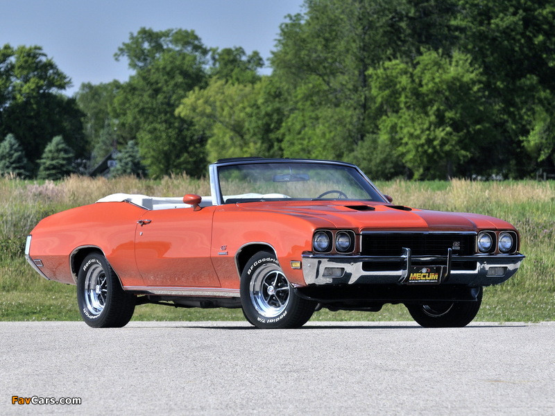 Buick GS 455 Stage 1 Convertible (43467) 1972 photos (800 x 600)