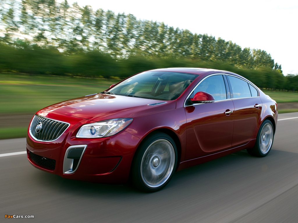 Buick Regal GS 2011–13 wallpapers (1024 x 768)