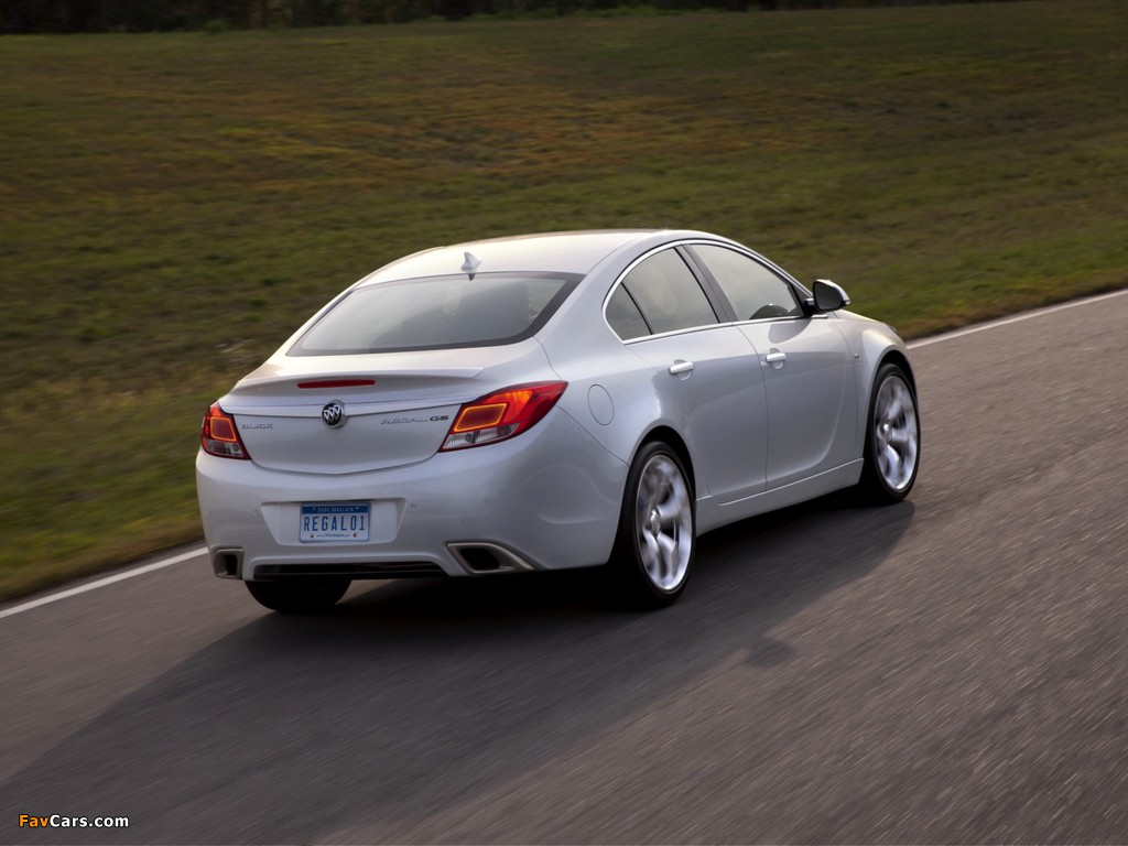 Buick Regal GS 2011–13 wallpapers (1024 x 768)