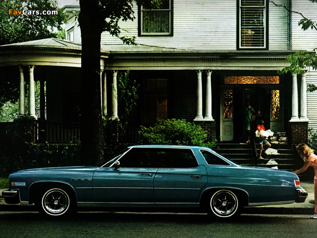 Buick LeSabre Custom Hardtop Sedan 1976 wallpapers (640 x 480)