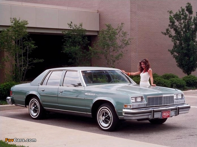Buick LeSabre Custom Sedan (P69) 1977 wallpapers (640 x 480)