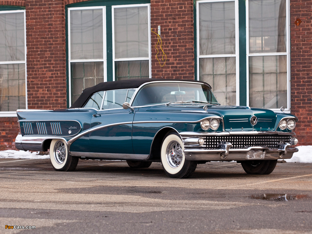 Buick Limited Convertible (756) 1958 wallpapers (1024 x 768)