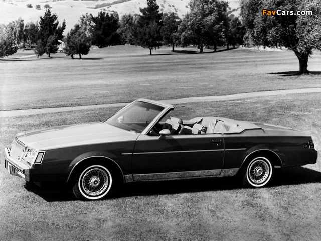 Buick Regal Tiara Convertible by Classic Group 1982 pictures (640 x 480)