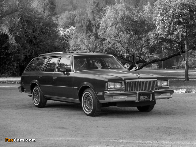 Buick Regal Estate Wagon 1983 photos (640 x 480)