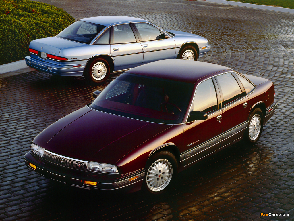 Buick Regal Gran Sport Sedan & Custom Sedan 1992 pictures (1024 x 768)