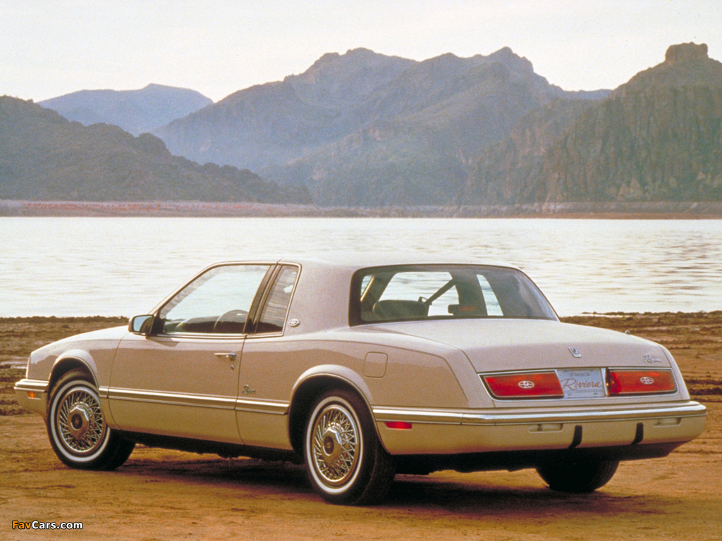 Buick Riviera 1986–93 photos (1024 x 768)