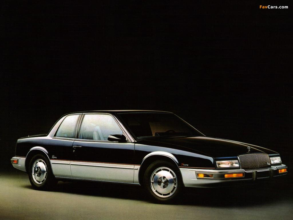 Buick Riviera T-Type 1986–93 wallpapers (1024 x 768)