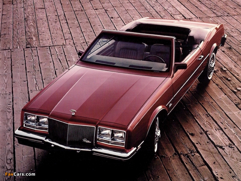 Pictures of Buick Riviera Convertible 1982–85 (800 x 600)