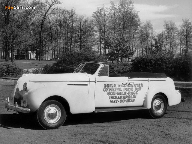 Buick Roadmaster Sport Phaeton Trunk Back Indy 500 Pace Car (81C) 1939 images (640 x 480)