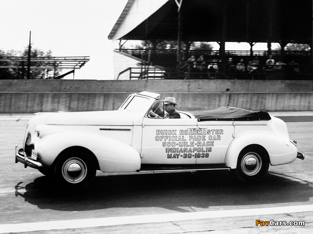 Buick Roadmaster Sport Phaeton Trunk Back Indy 500 Pace Car (81C) 1939 pictures (640 x 480)