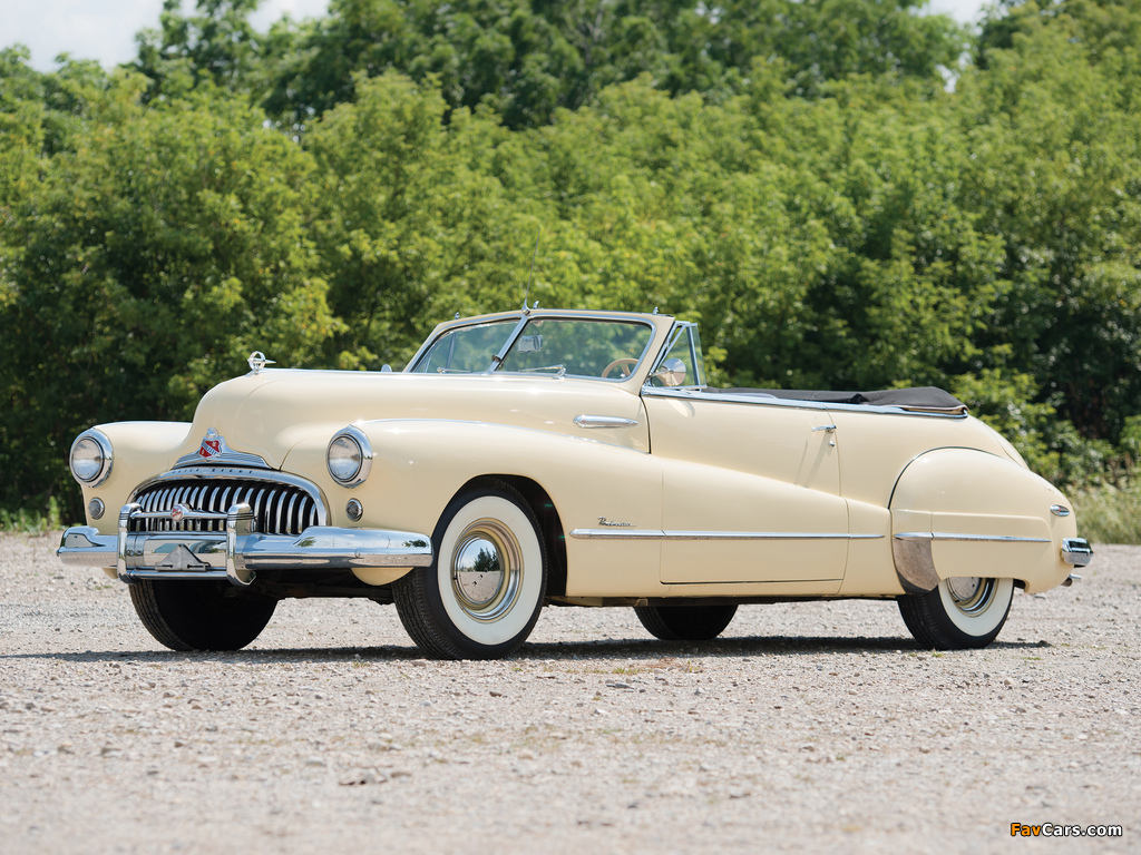 Buick Roadmaster Convertible (76C-4767) 1947 wallpapers (1024 x 768)