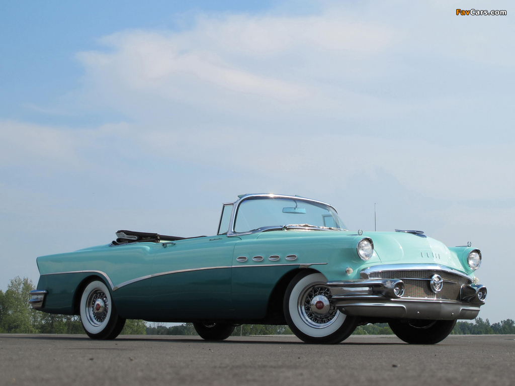 Photos of Buick Roadmaster Convertible 1956 (1024 x 768)