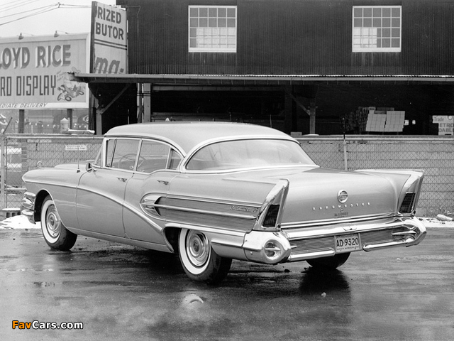 Buick Roadmaster 75 4-door Riviera Hardtop (75-4739X) 1958 wallpapers (640 x 480)