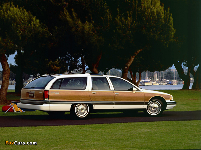 Buick Roadmaster Estate Wagon 1991–96 wallpapers (640 x 480)